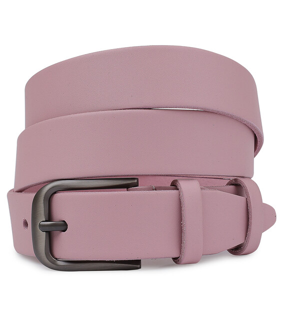 Женский кожаный ремень Vintage 20778 Розовый фото, картинка, изображение