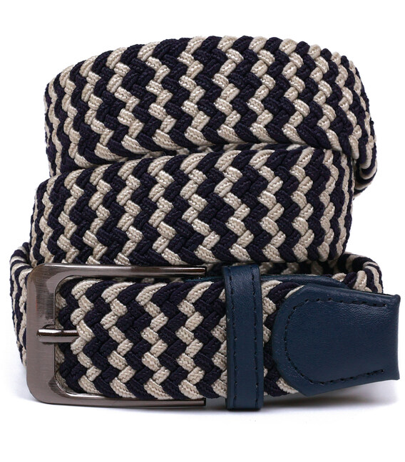 Текстильный ремень Vintage 20812 Синий фото, картинка, изображение