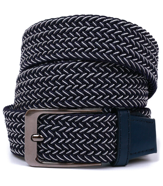 Текстильный ремень Vintage 20815 Синий фото, картинка, изображение