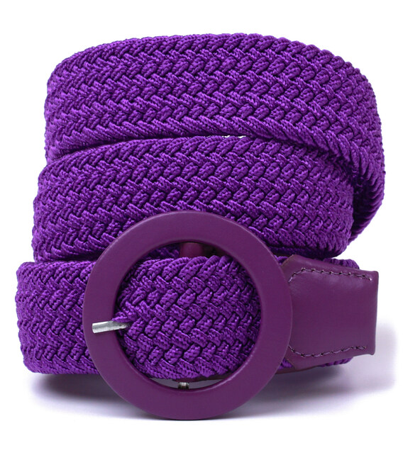 Текстильний жіночий ремінь Vintage 20816 Фіолетовий картинка, зображення, фото
