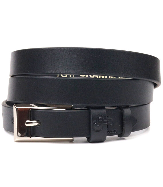 Классический женский ремень из натуральной кожи Grande Pelle 21443 Черный фото, картинка, изображение