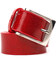 Стильний жіночий ремінь під джинси з натуральної шкіри Grande Pelle 21454 Червоний картинка, зображення, фото