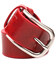 Яркий женский ремень из натуральной кожи Grande Pelle 21475 Красный фото, картинка, изображение