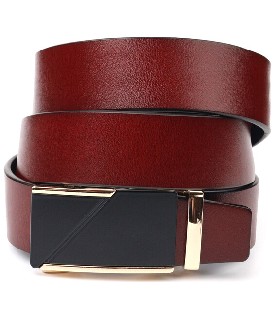 Ремінь для чоловіків з натуральної шкіри Vintage 21479 Коричневий картинка, зображення, фото