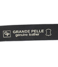 Практичный брючный ремень для мужчин из натуральной кожи GRANDE PELLE 11677 Черный фото, картинка, изображение