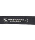 Брючный кожаный ремень для мужчин из квадратной пряжкой GRANDE PELLE 11679 Черный фото, картинка, изображение