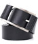 Брючный кожаный ремень для мужчин из квадратной пряжкой GRANDE PELLE 11679 Черный фото, картинка, изображение