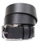 Превосходный ремень под джинсы из натуральной кожи GRANDE PELLE 11686 Черный фото, картинка, изображение