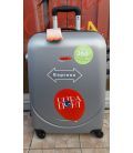 Чемодан Gravitt DS 310 Midi серебристый фото, картинка, изображение