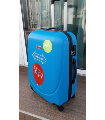 Чемодан Gravitt DS 310 средний M голубой фото, картинка, изображение