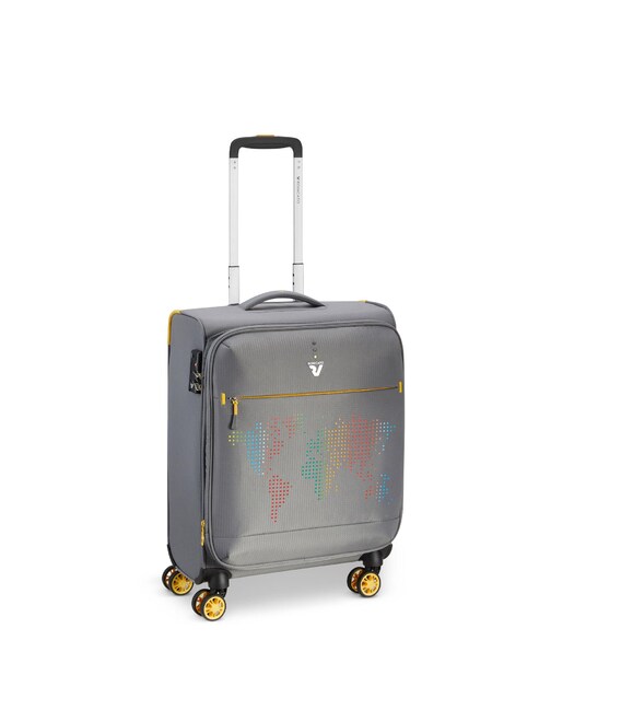 Маленька надлегка валіза з розширенням, ручна поклажа Roncato Lite PRINT 417260/02 - картинка, зображення, фото валізи