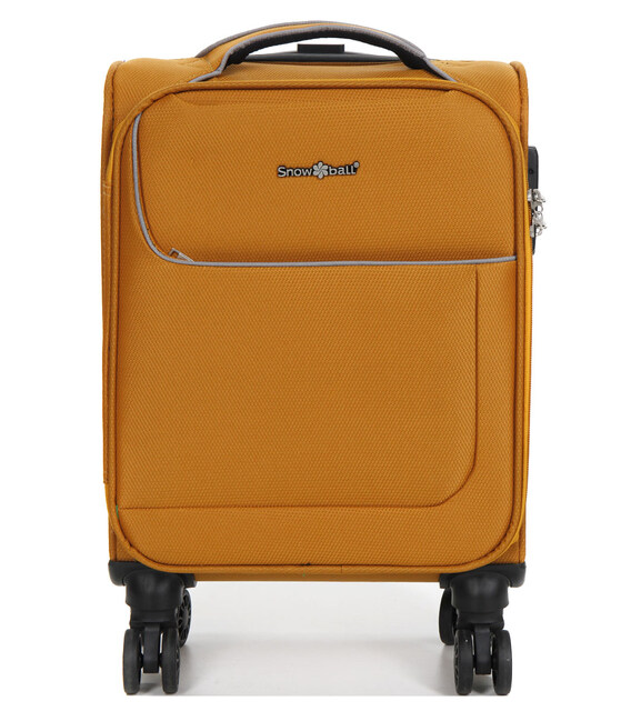 Чемодан Snowball 22204 мини XS желтый 40x30x20 фото, картинка, изображение