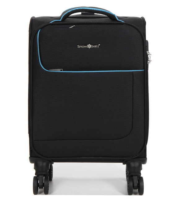 Чемодан Snowball 22204 мини XS черный 40x30x20 фото, картинка, изображение
