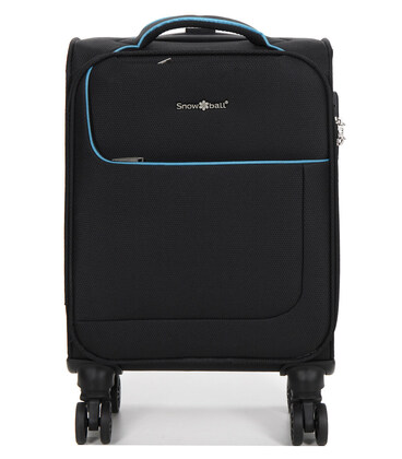 Чемодан Snowball 22204 мини XS черный 40x30x20 фото, картинка, изображение