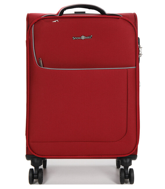 Чемодан Snowball 22204 маленький S красный фото, картинка, изображение