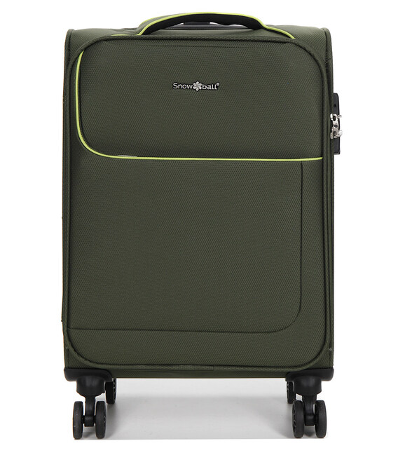 Чемодан Snowball 22204 маленький S зеленый фото, картинка, изображение