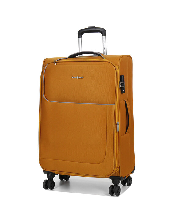 Чемодан Snowball 22204 средний M желтый фото, картинка, изображение