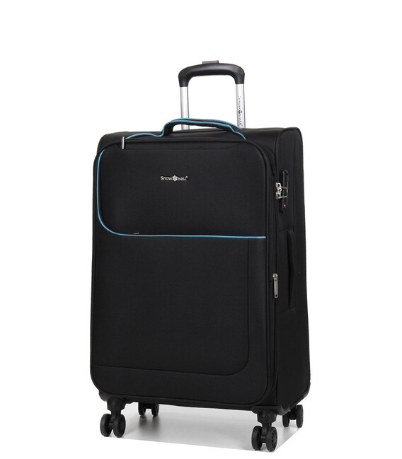 Чемодан Snowball 22204 средний M черный фото, картинка, изображение