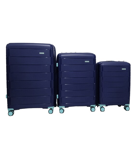 Набор Чемоданов Snowball 20303 3 в 1 синий фото, картинка, изображение