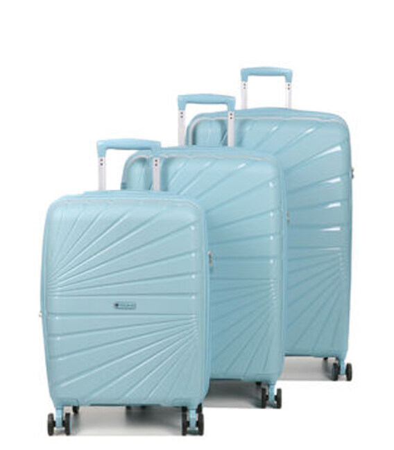 Набор чемоданов Airtex 287 Worldline мятный фото, картинка, изображение