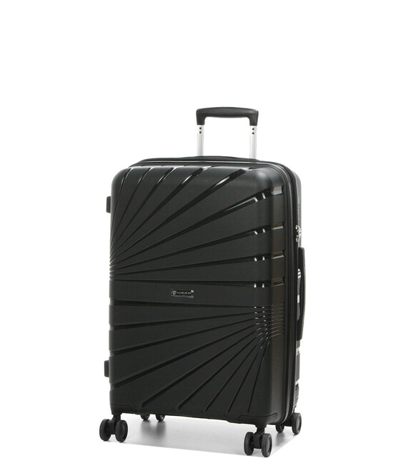 Чемодан Airtex 287 средний M Worldline черный фото, картинка, изображение