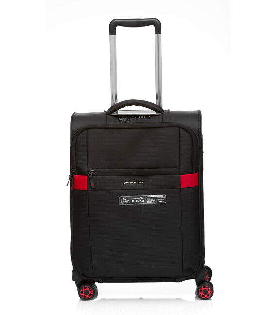 Маленький чемодан, ручная кладь с расширением March Kober 24333/07 фото, картинка, изображение