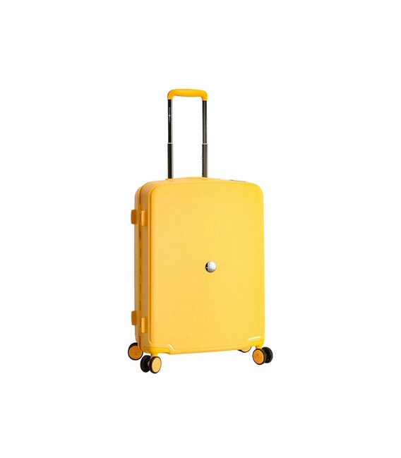 Чемодан Snowball 37103 средний M желтый фото, картинка, изображение