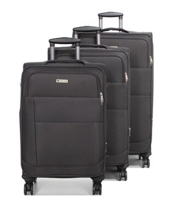 Набор чемоданов Airtex 620 Worldline 3 в 1 серый фото