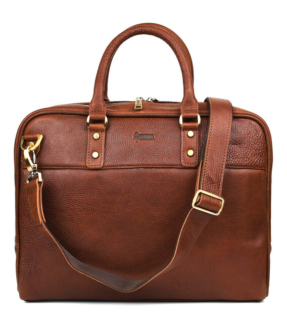 Чоловіча сумка із натуральної шкіри GB-4765-4lx TARWA коньячна фото, картинка, изображение