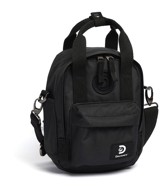 Малая повседневная плечевая сумка Discovery Cave D00812-06 Черный фото, картинка, изображение