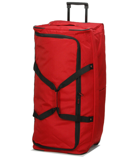 Дорожная сумка на колесах Snowball 32182 Coimbra красная фото, картинка, изображение