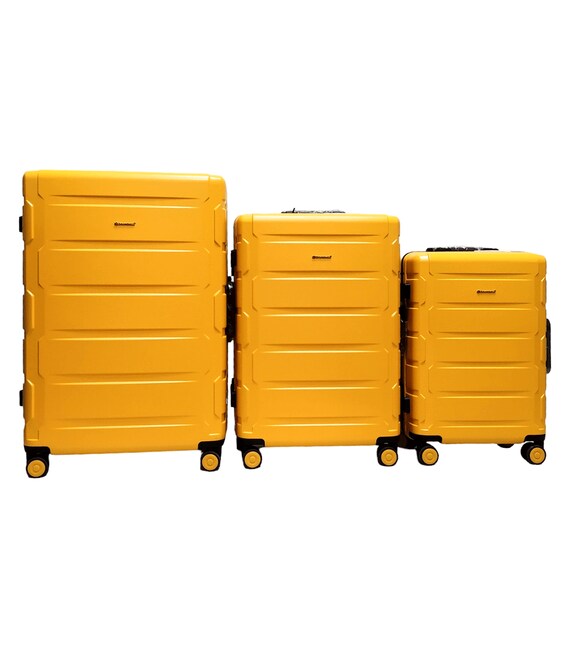 Набір валіз Snowball 20503 жовтий - картинка, зображення, фото валізи