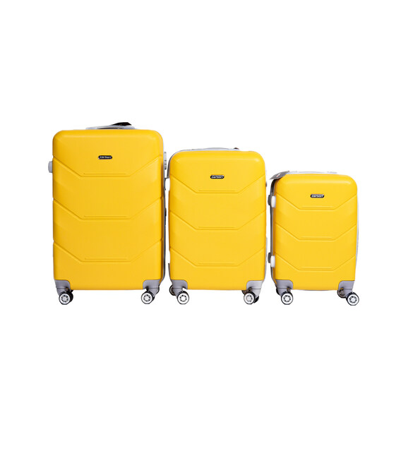 Набір валіз Carbon 147 жовтий картинка, зображення, фото