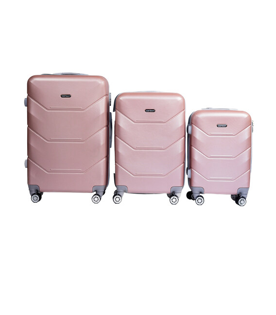 Набор чемоданов Carbon 147 розовое золото фото, картинка, изображение