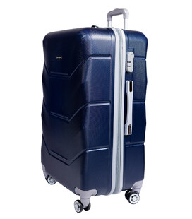 Чемодан Carbon 147 большой L синий фото, картинка, изображение