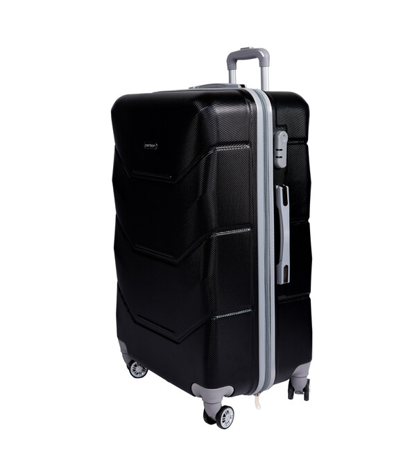 Чемодан Carbon 147 большой L черный фото, картинка, изображение