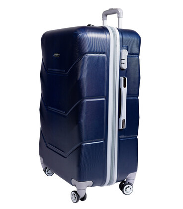 Чемодан Carbon 147 средний M синий фото, картинка, изображение