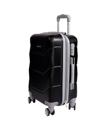 Чемодан Carbon 147 средний M черный фото, картинка, изображение
