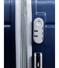 Чемодан Carbon 147 маленький S синий фото, картинка, изображение