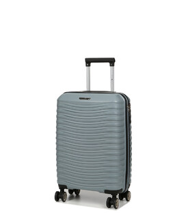 Чемодан Snowball Evora 43803 маленький S серебристый фото, картинка, изображение