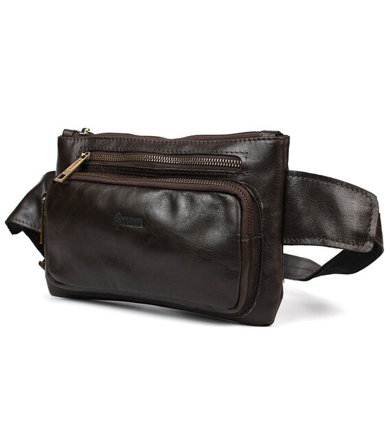 Поясна сумка шкіряна бананка GX-8137-4lx TARWA фото, картинка, изображение