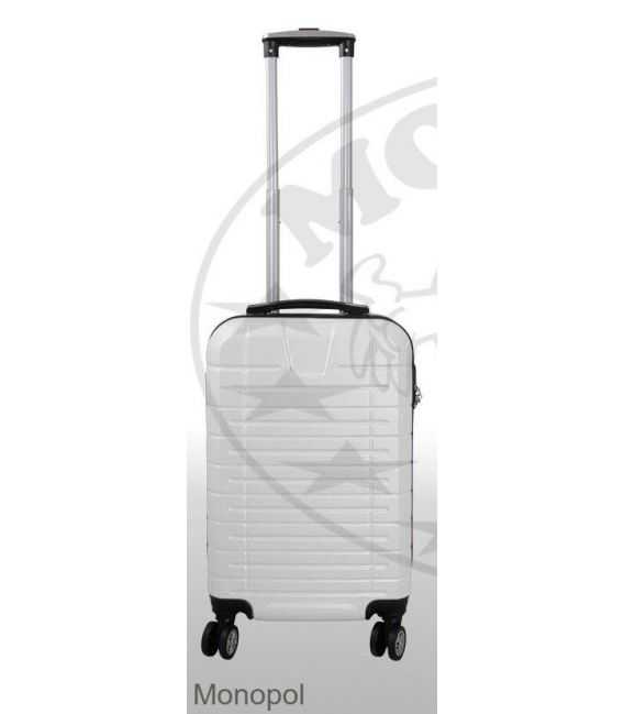 Чемодан Monopol Verona маленький S белый фото, картинка, изображение