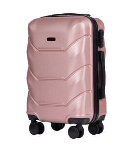 Чемодан Wings 149 маленький S Peacock розовое золото фото, картинка, изображение