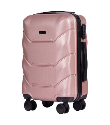 Чемодан Wings 149 маленький S Peacock розовое золото фото, картинка, изображение