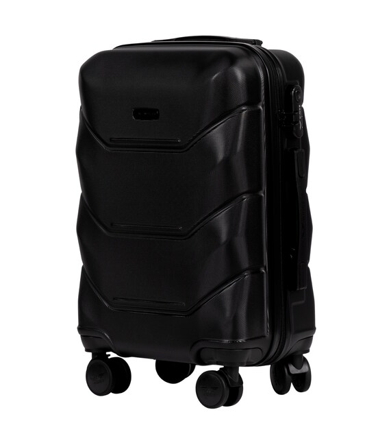 Чемодан Wings 149 маленький S Peacock черный фото, картинка, изображение