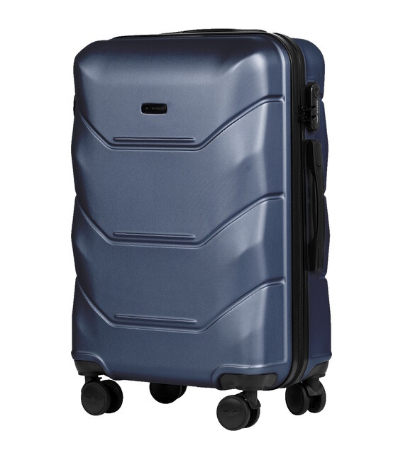 Чемодан Wings 149 средний M Peacock синий фото, картинка, изображение