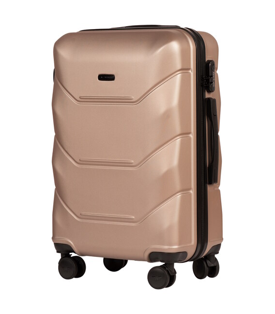 Чемодан Wings 149 средний M Peacock шампань фото, картинка, изображение