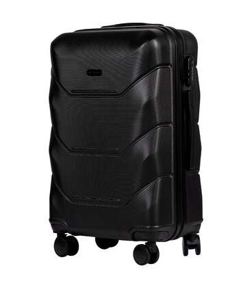 Валіза Wings 149 середня M Peacock чорна картинка, зображення, фото