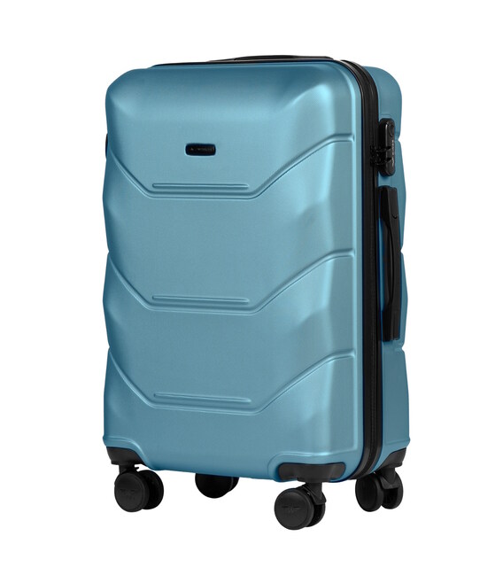 Чемодан Wings 149 Midi Peacock голубой фото, картинка, изображение