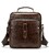 Сумка чоловіча гладка Vintage 14700 Коричнева картинка, зображення, фото